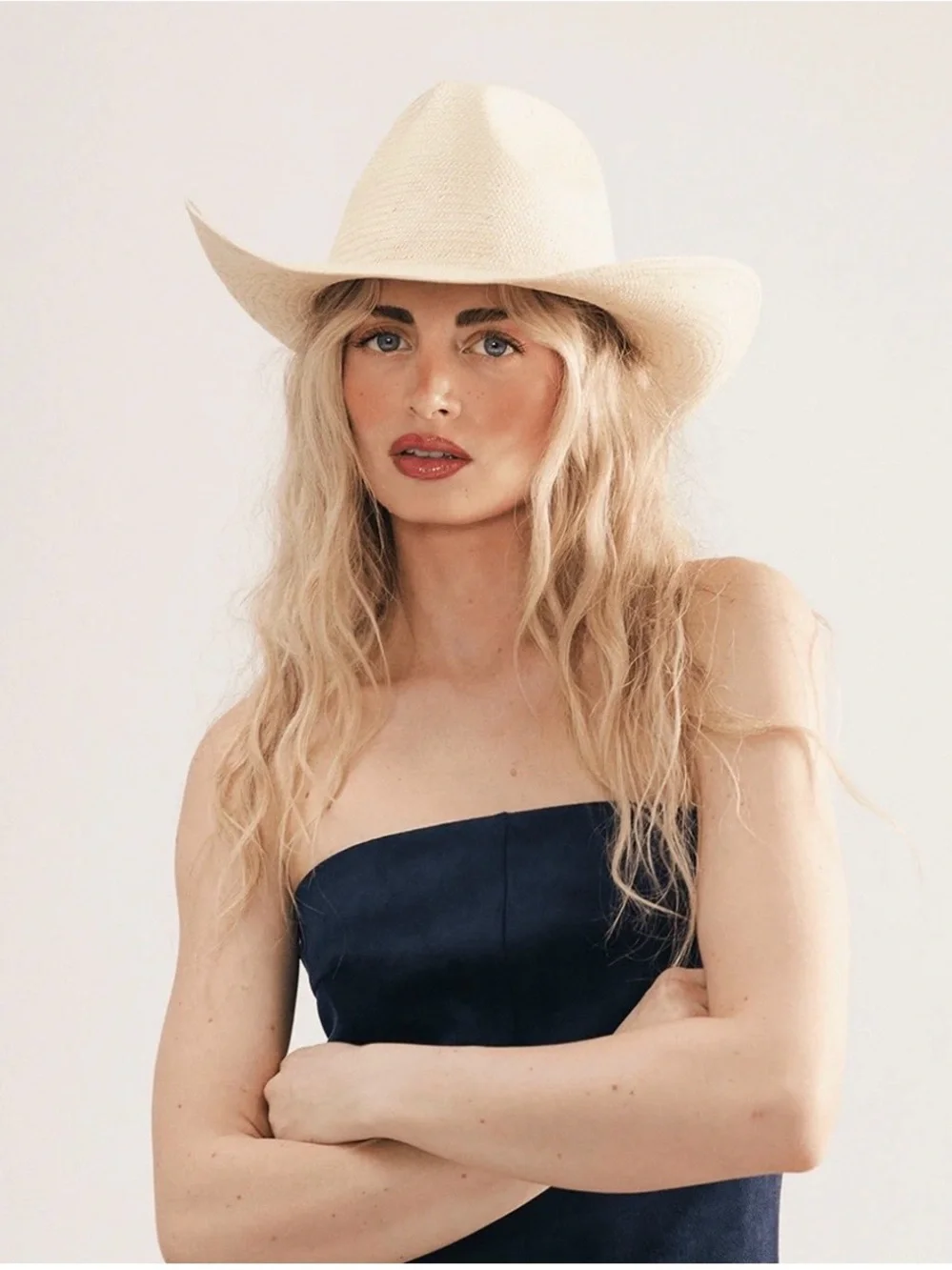 GIGI PIP Rhett Straw Cowboy Hat - Natural